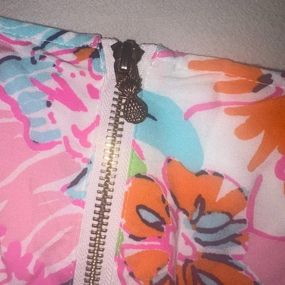 Lilly Pulitzer for Target Nosey Posey Bright Floral Babydoll Tank Sleeveless Top - Picture 6 of 7